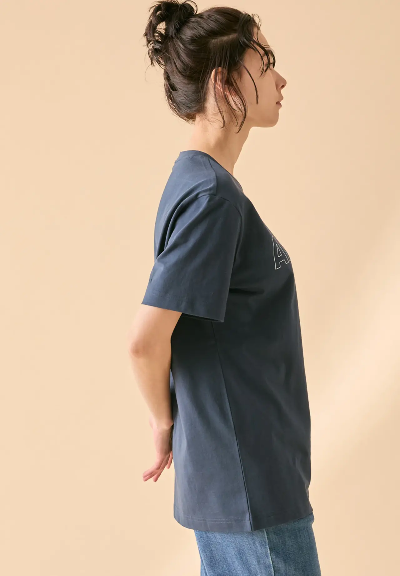 有机棉Logo印花短袖T恤／男女同款