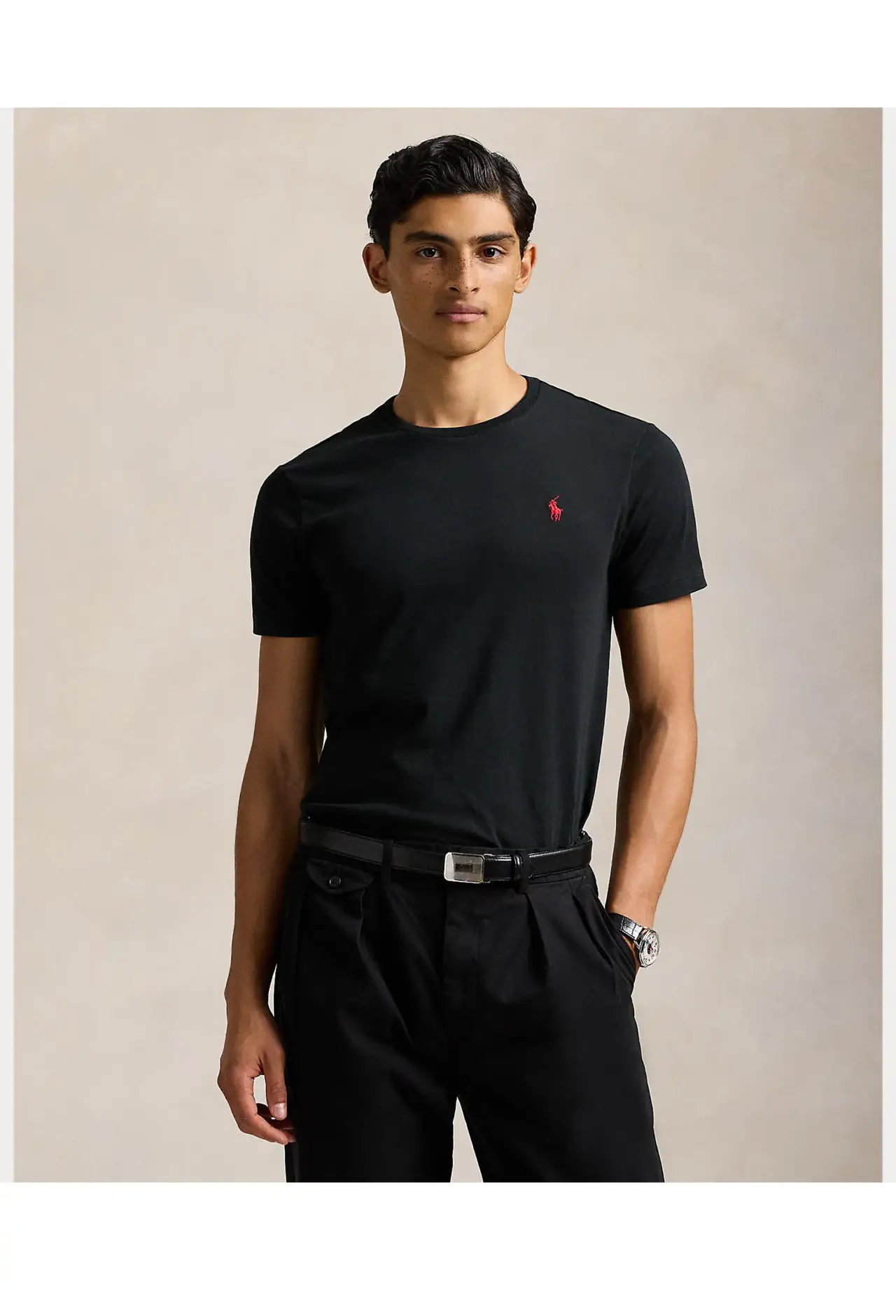 ポロラルフローレン　カスタムスリム フィット ジャージー クルーネック Tシャツ POLO RALPH LAUREN カスタム スリム フィット ジャージー クルーネック