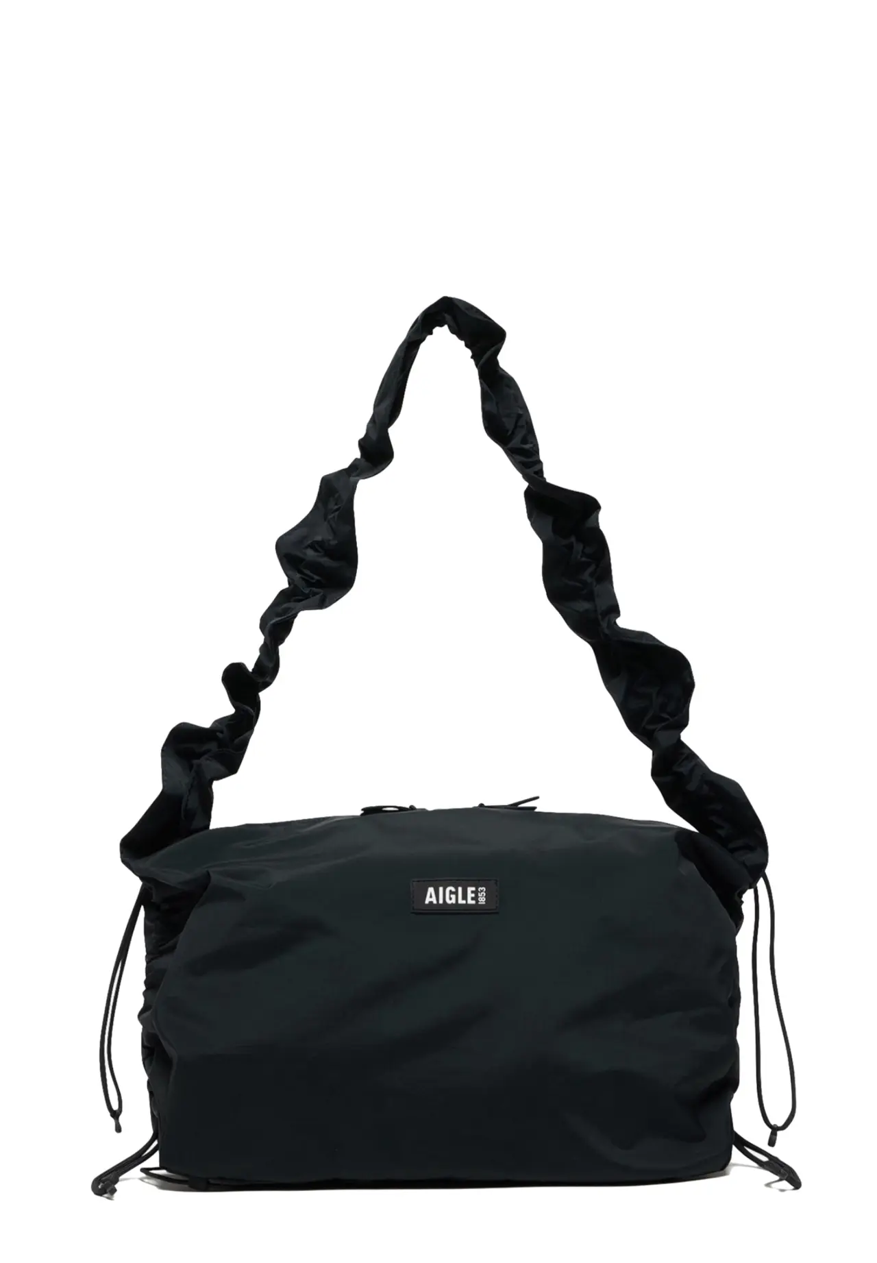 Water-repellent Ribbon Shirring Packable 2-Way Shoulder Bag