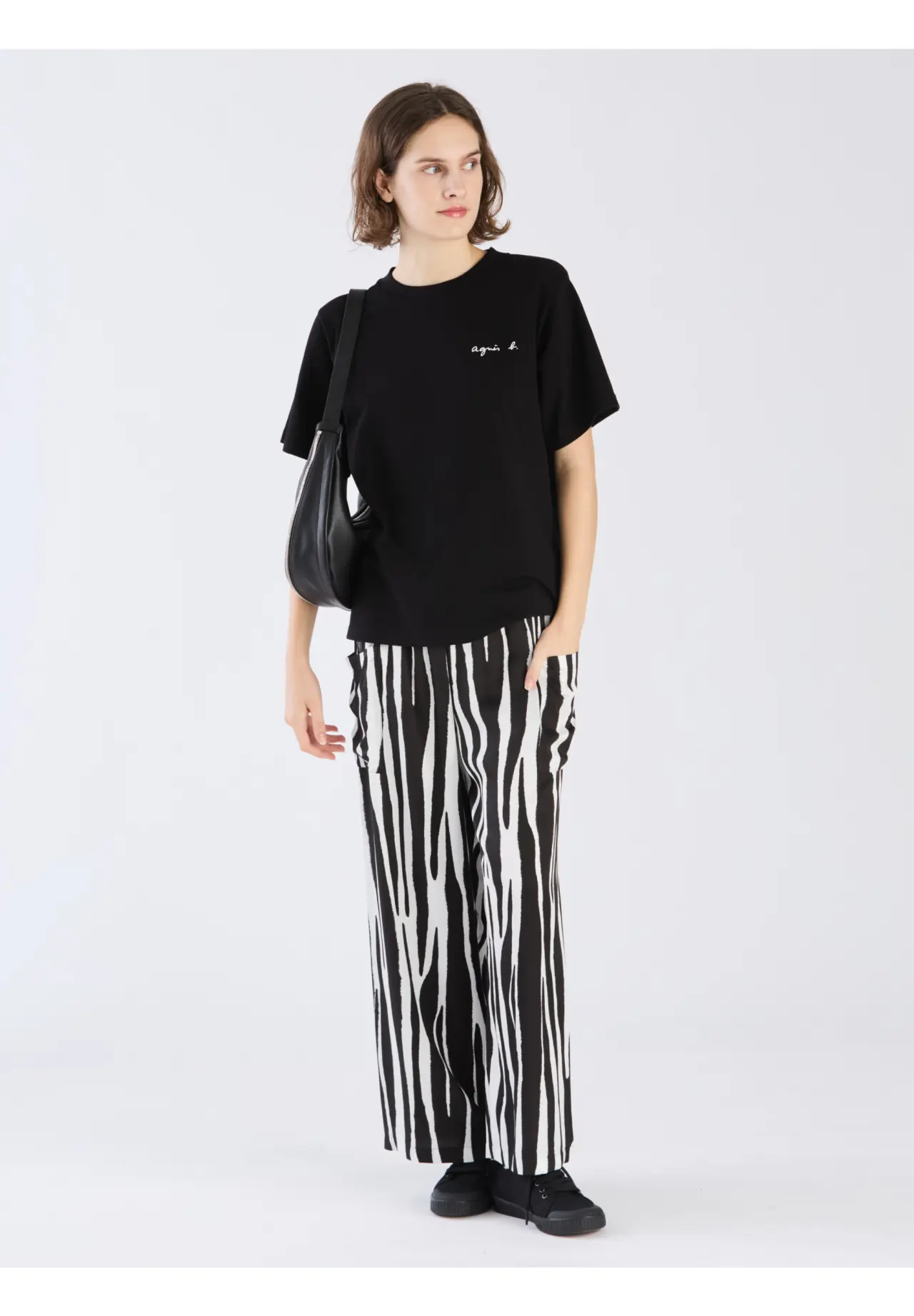 ”Christof” mini logo cotton short-sleeved T-shirt