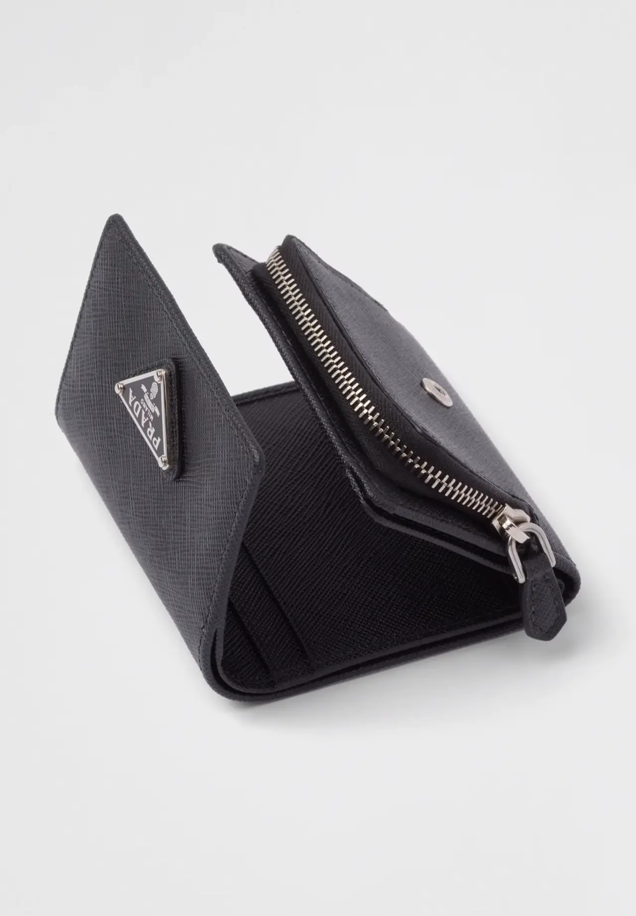 小号 Saffiano 皮革钱包　1MH044 QHH