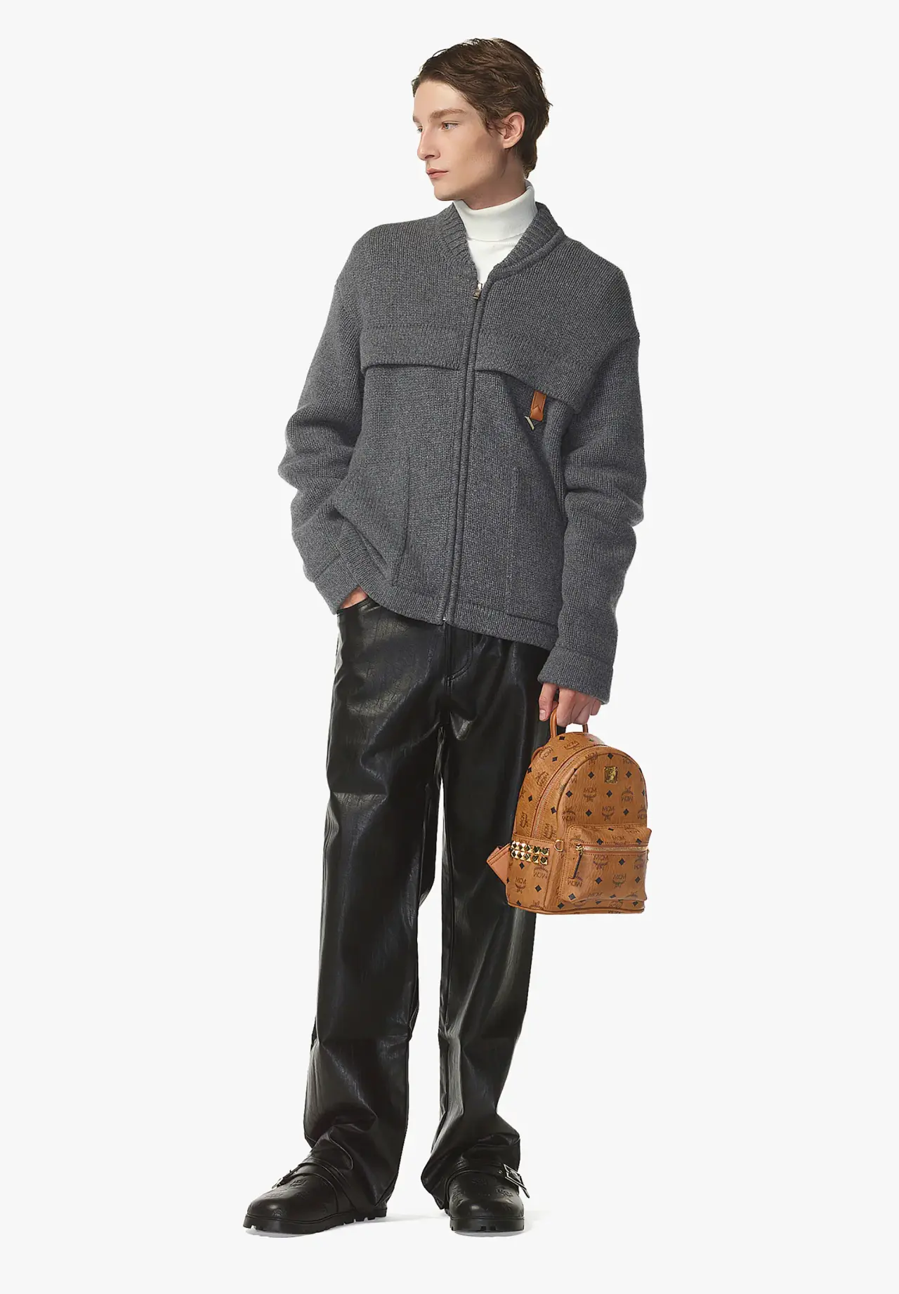 Stark Side Studs Backpack in Visetos