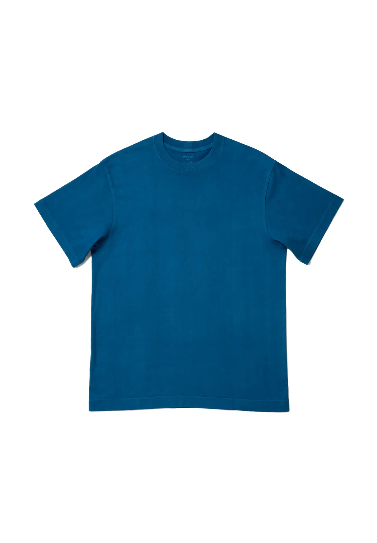 BUAISOU 「銀座のつばめ」Tシャツ ライトインディゴ