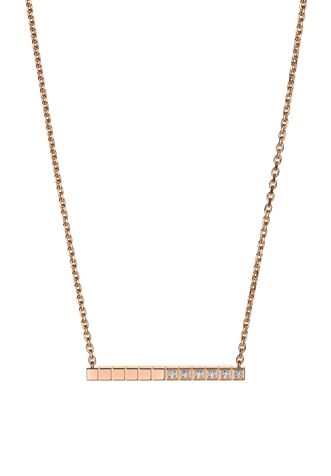 Ice Cube Pendant Rose Gold