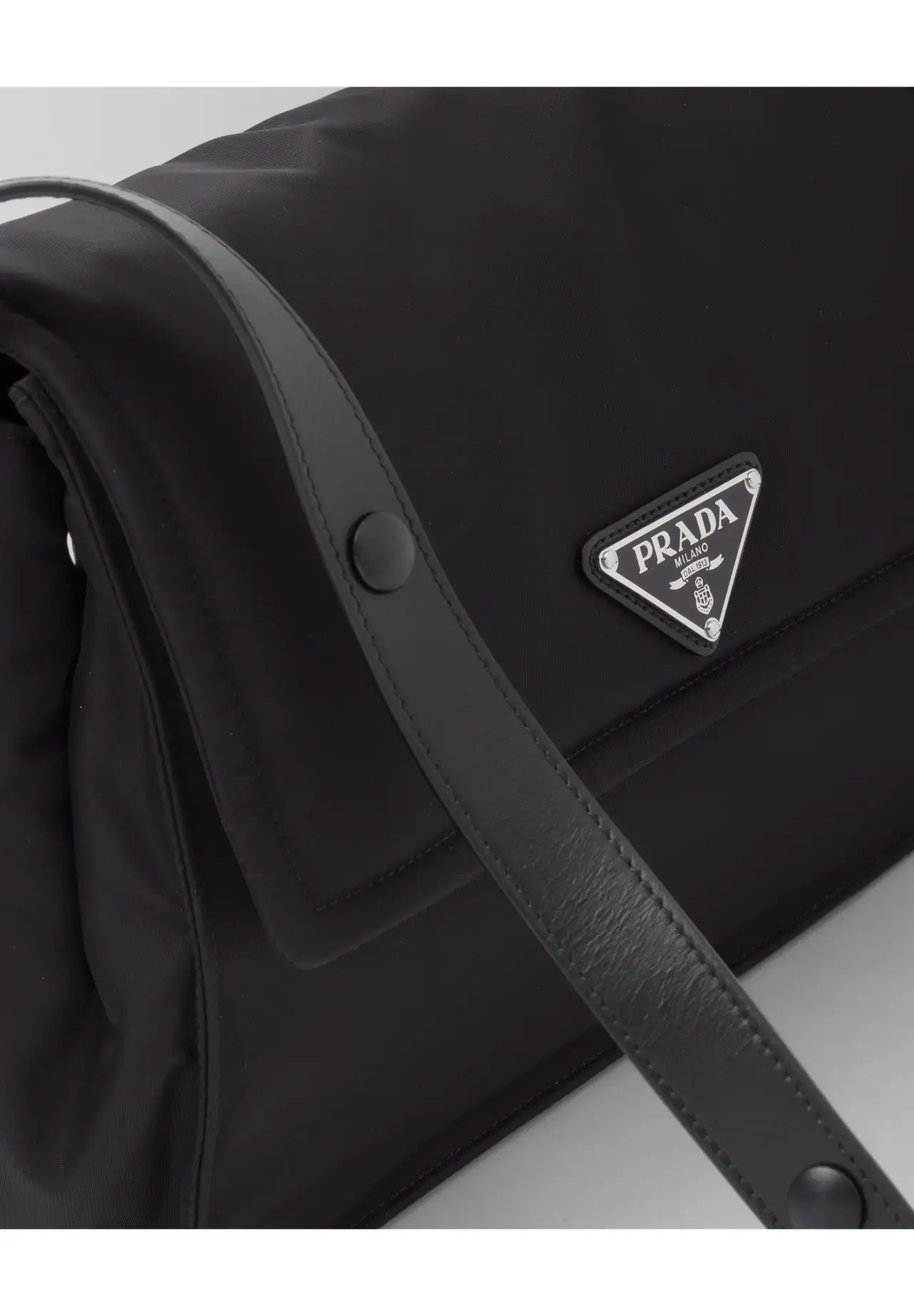 Medium Padded Re-Nylon Shoulder Bag