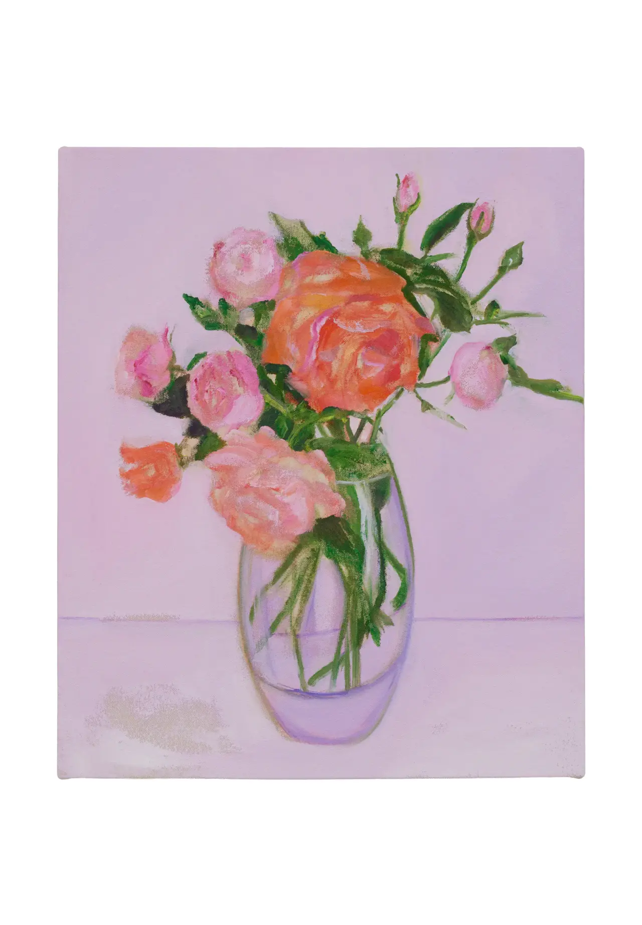 Orange and Pink Roses