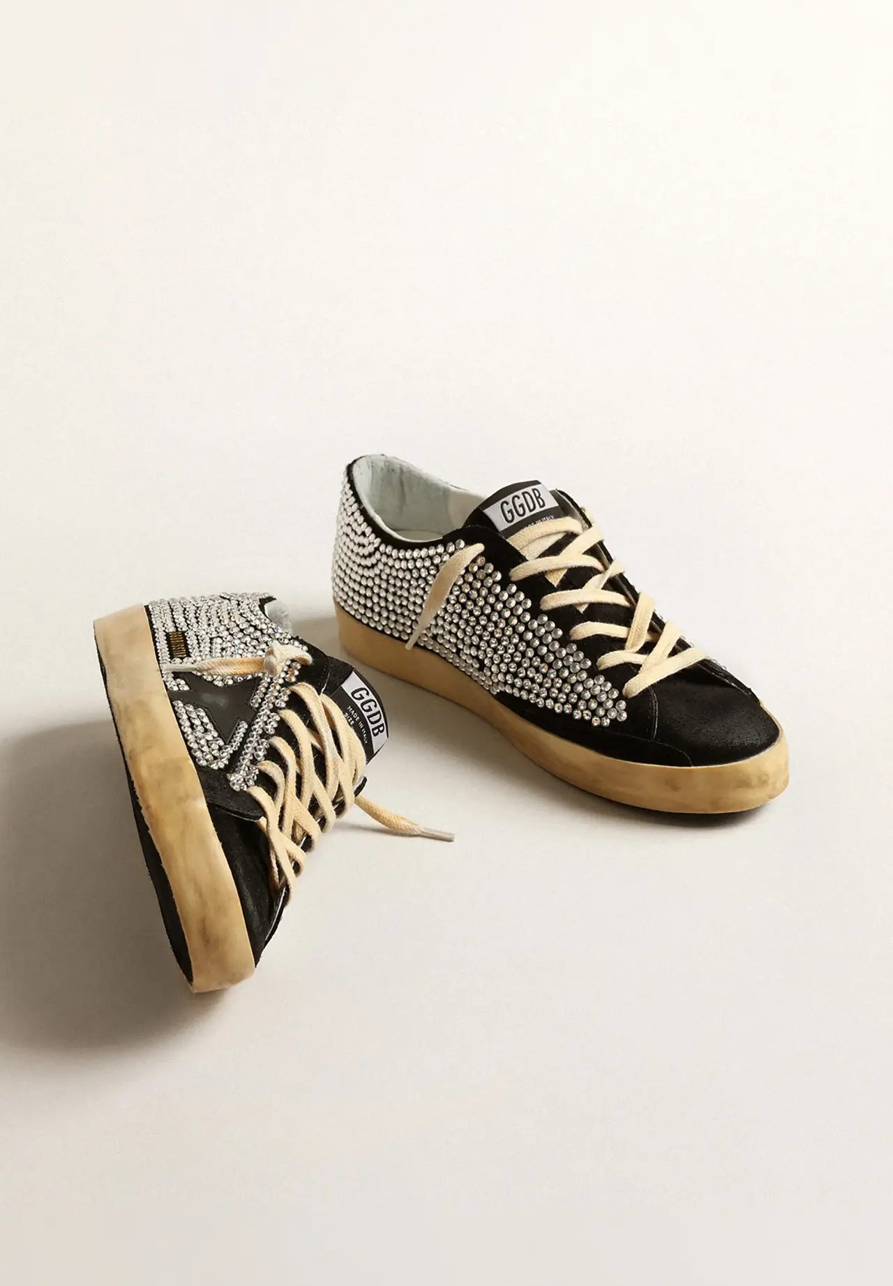 Limited Edition Super-Star with Swarovski® Crystals and Leather Star (Black)