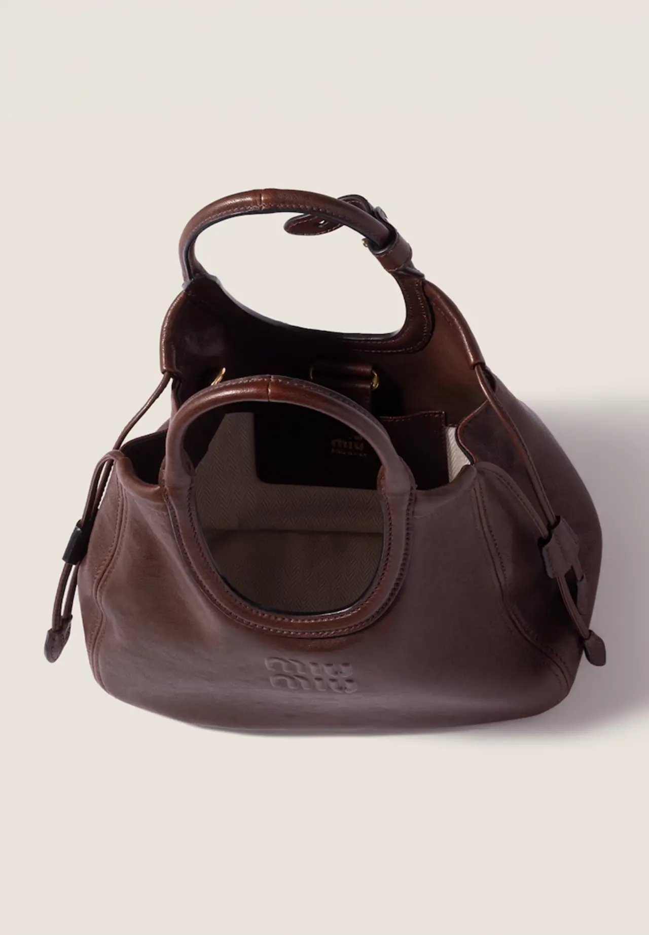 Ivy Nappa Leather Tote Bag