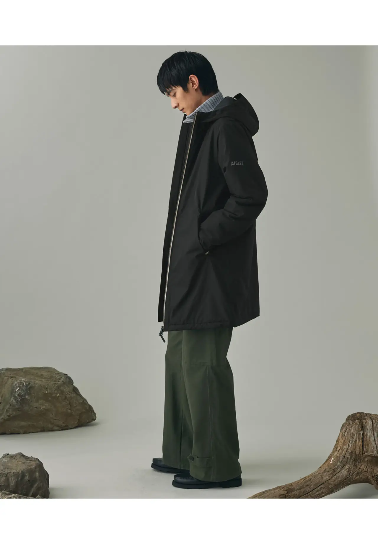 [RainPack Warm] Breathable Waterproof Rainpack Warm Long Jacket