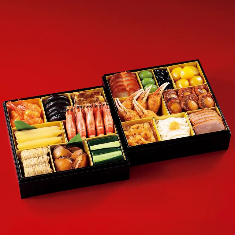 Chinese Osechi Two-tier Box