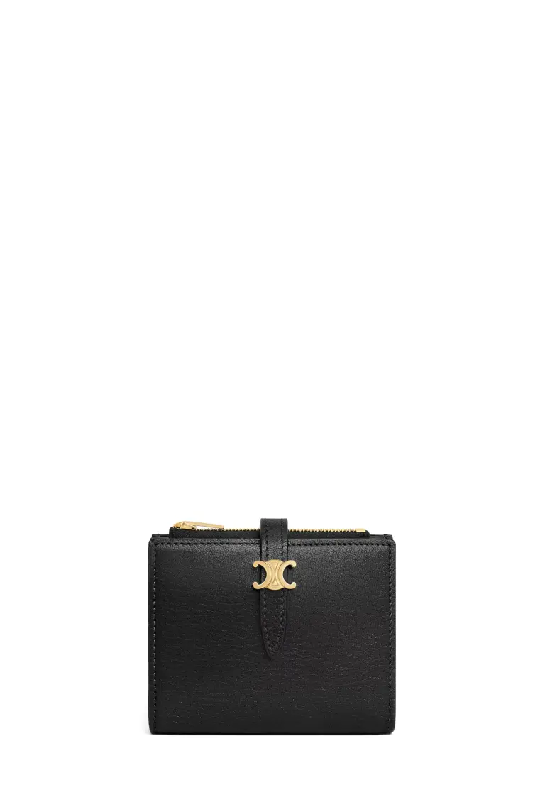 Triomphe Ponté Compact Wallet / Goatskin