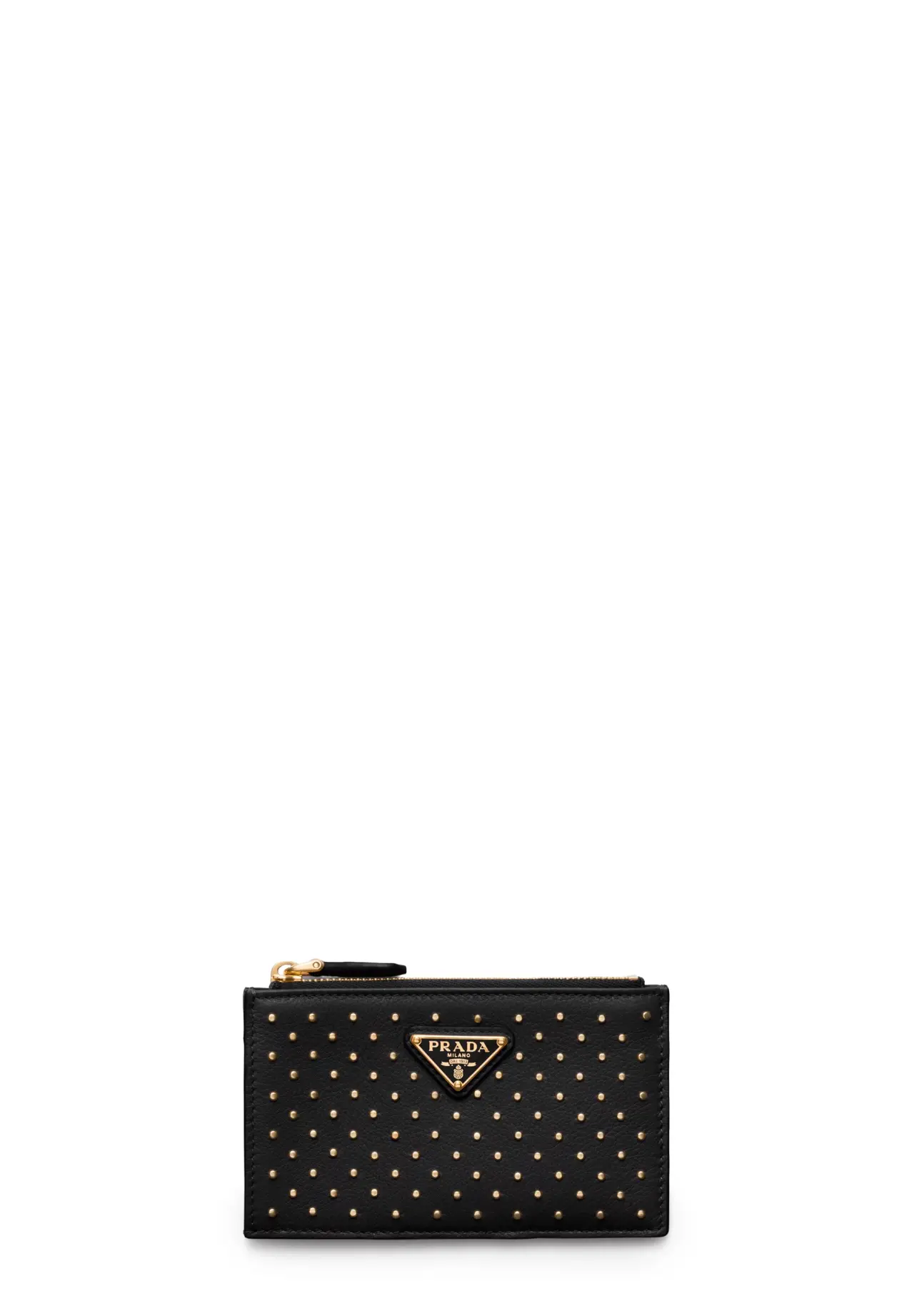 Studded leather card holder 1MC086 2C3H
