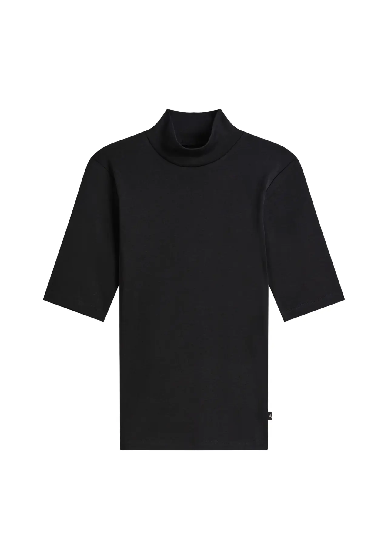オーガニックコットン 半袖 ハイネックTシャツ ”Vian”
