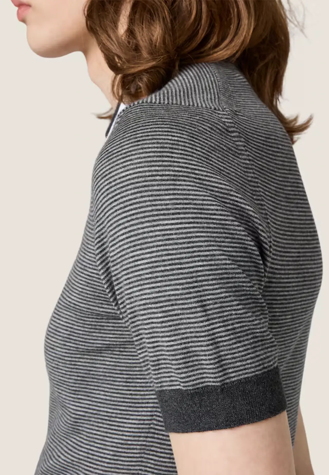 Cashmere and Silk Polo Shirt