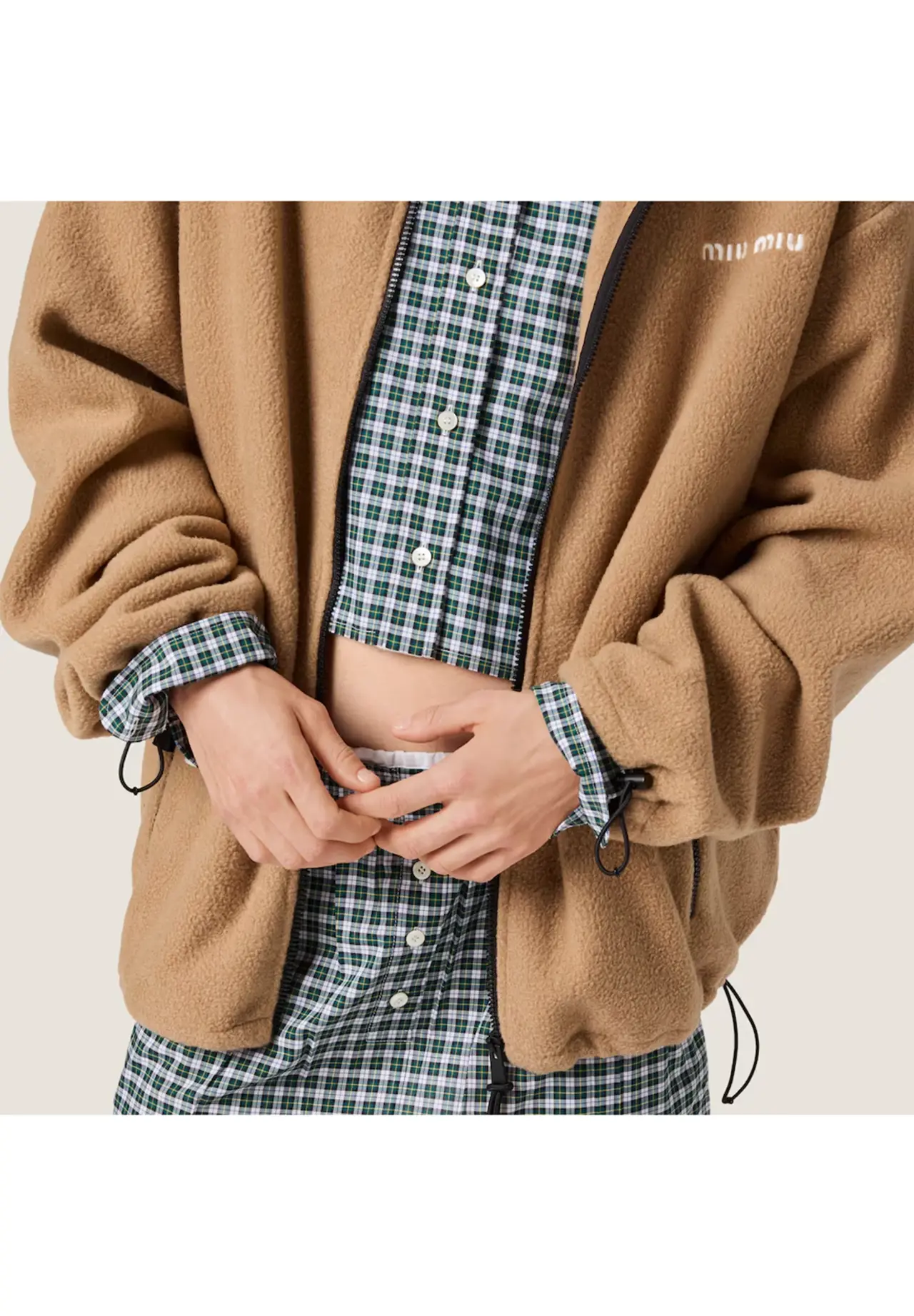 Cotton Fleece Zip-Up Hoodie