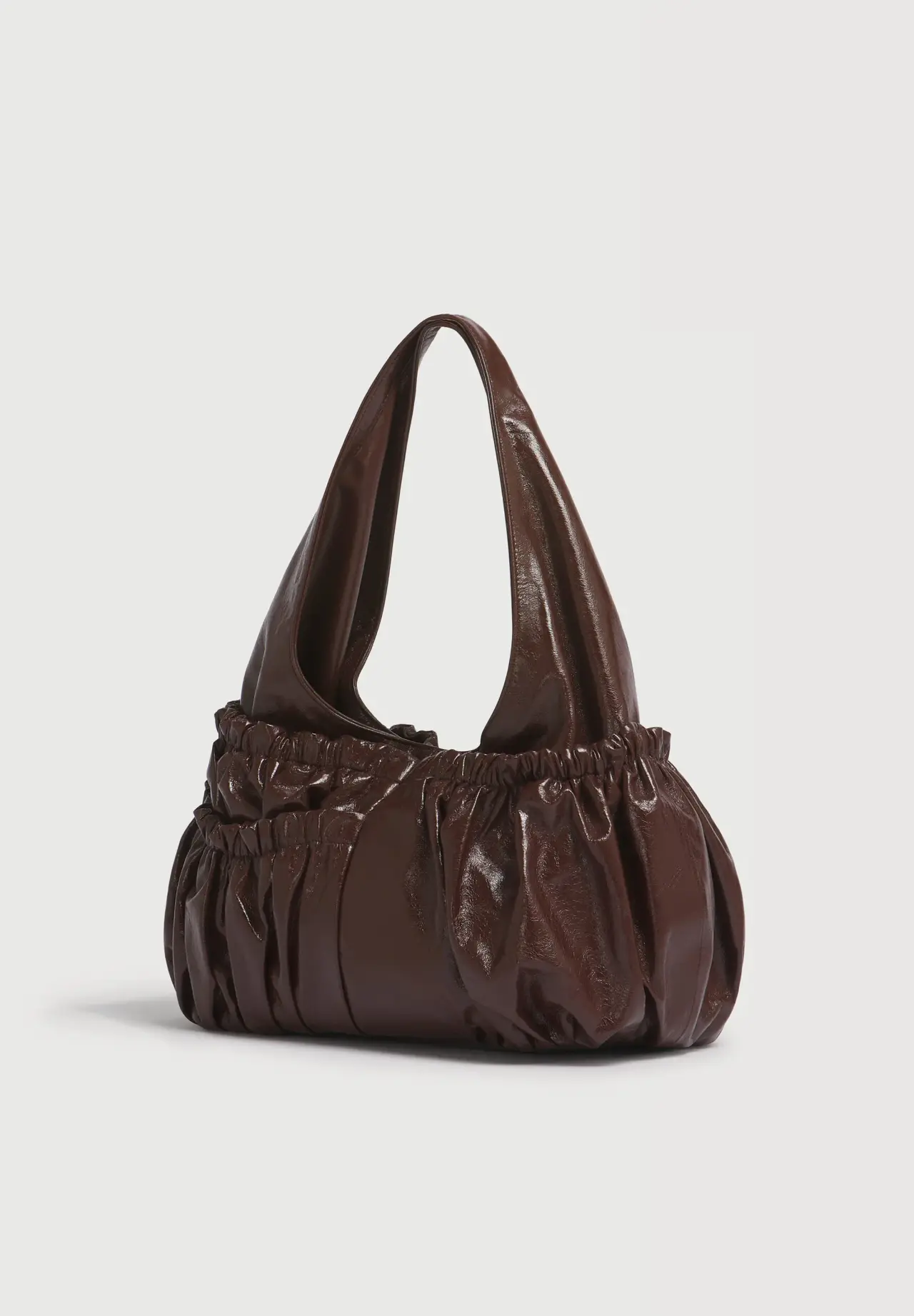 LEATHER RUFFLES HOBO BIG バッグ | Matsuya Ginza