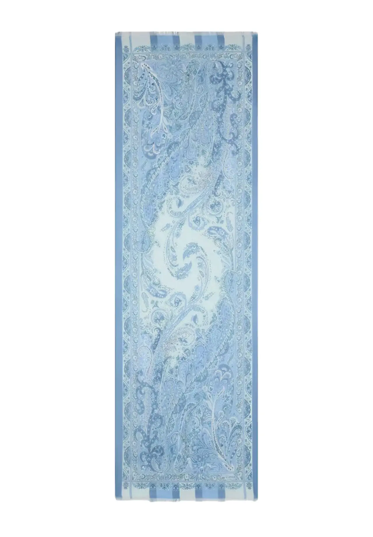 Leaf Motif Silk Scarf | Matsuya Ginza