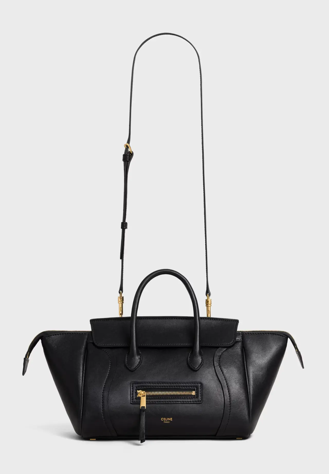 Little Luggage / Supple Shiny Lambskin | Matsuya Ginza