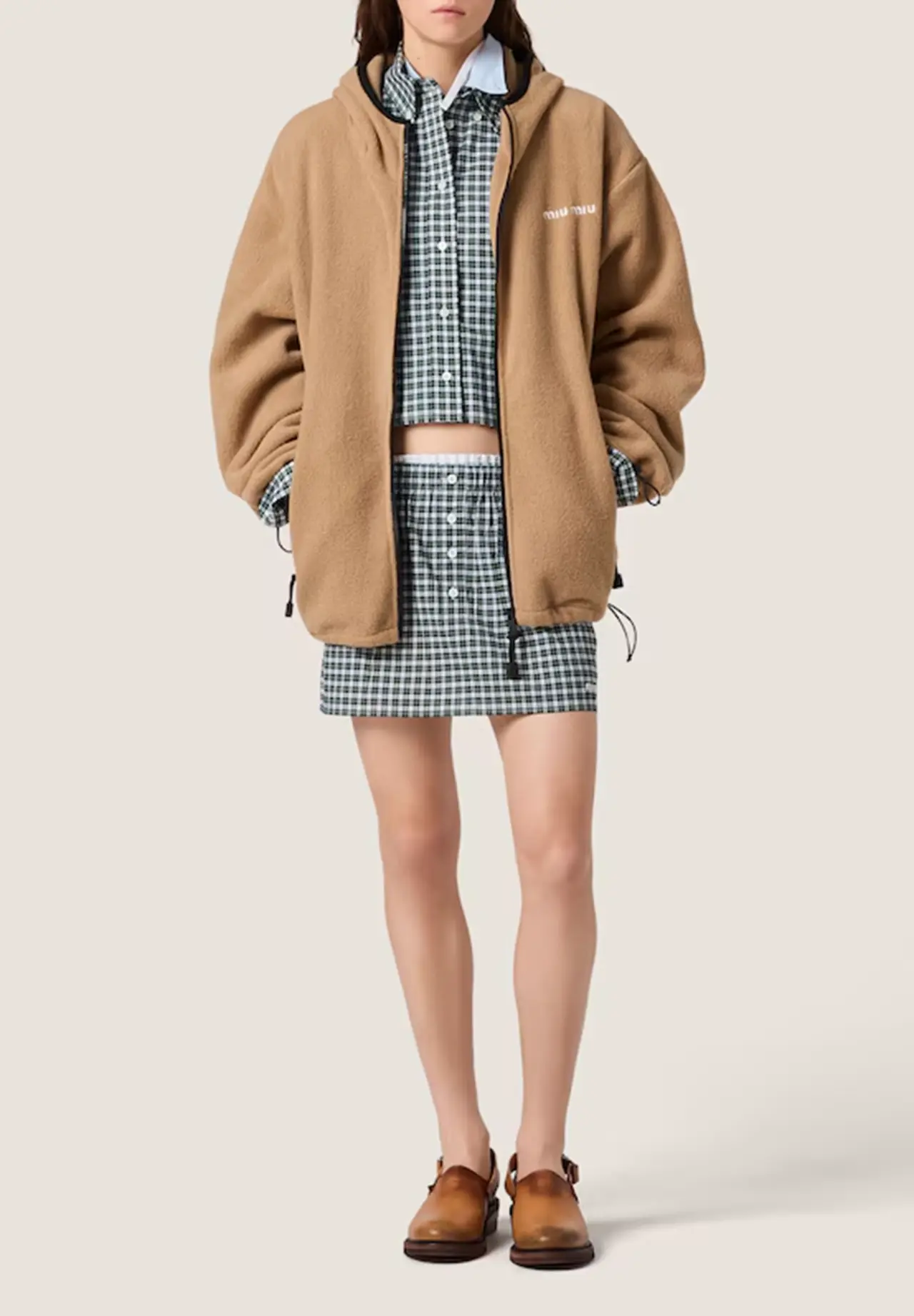 Cotton Fleece Zip-Up Hoodie
