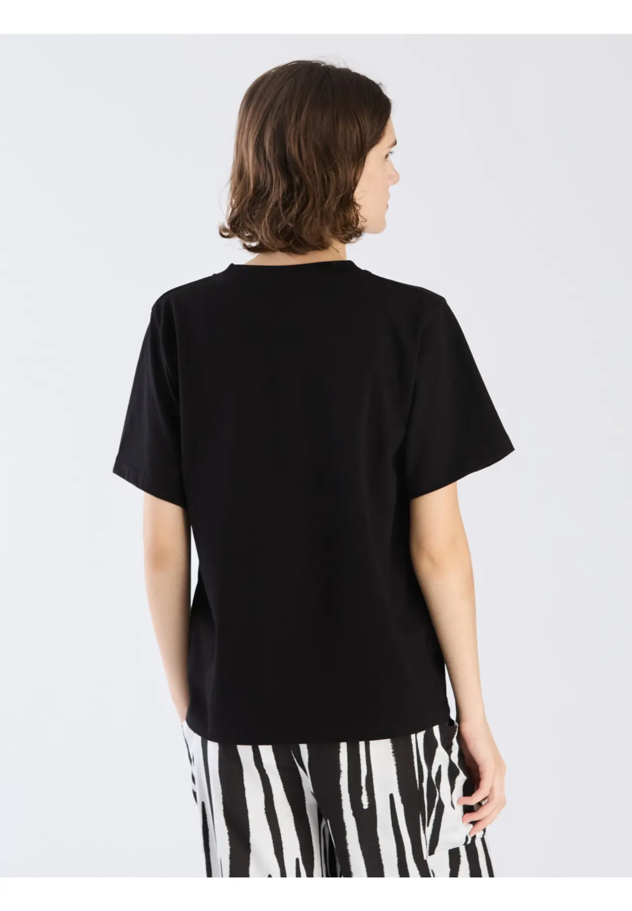 ”Christof” mini logo cotton short-sleeved T-shirt
