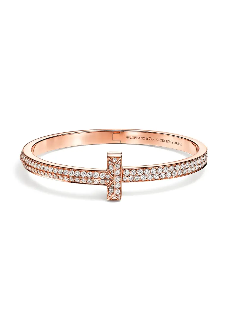 Tiffany T1 Wide Diamond Hinge Bangle
