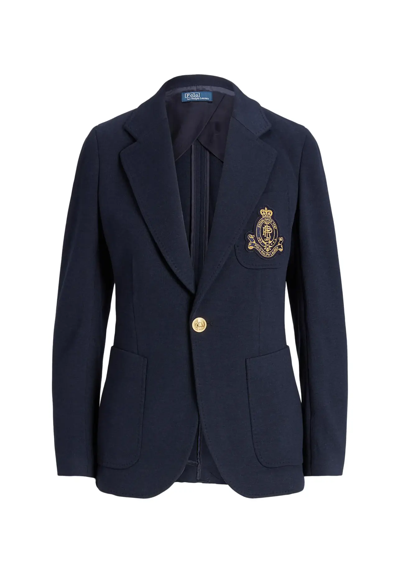 POLO RALPH LAUREN 标志绣章针织西装外套
