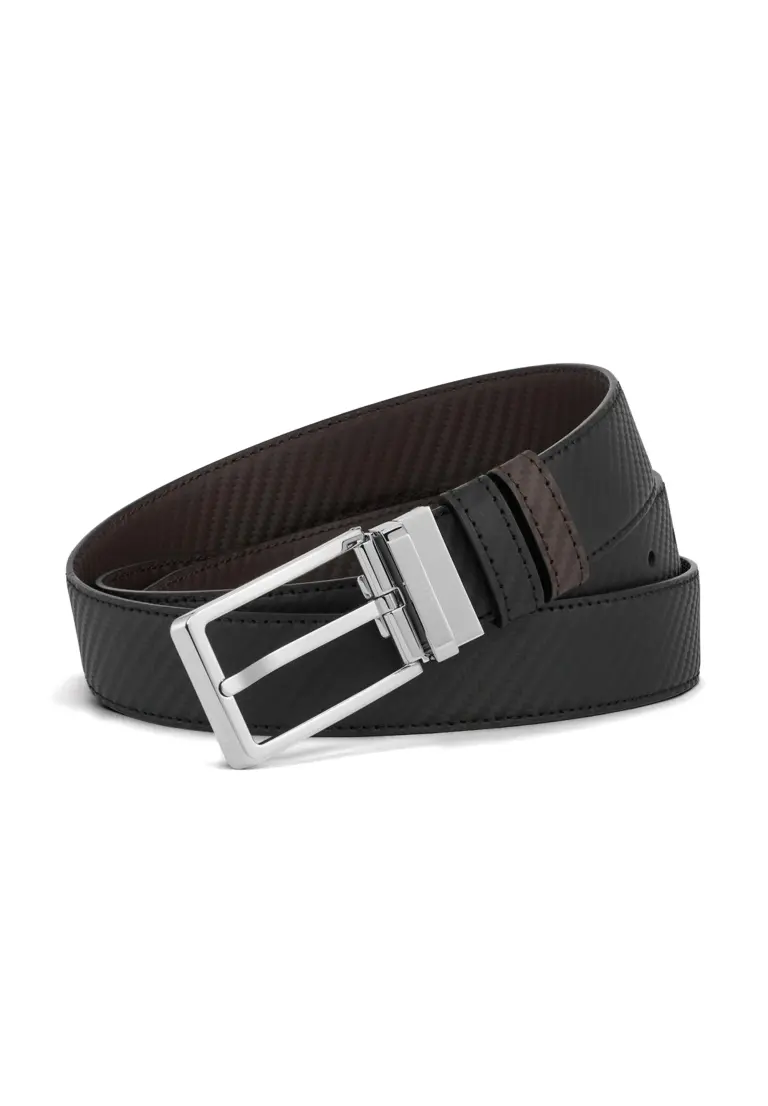 Reversible 30mm Rounded Buckle Cadogan Leather Belt