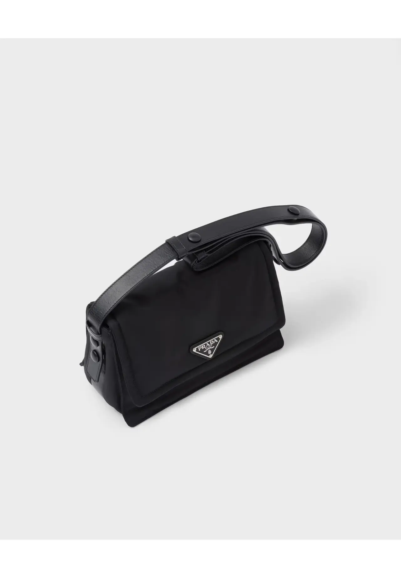 Small Padded Re-Nylon Shoulder Bag