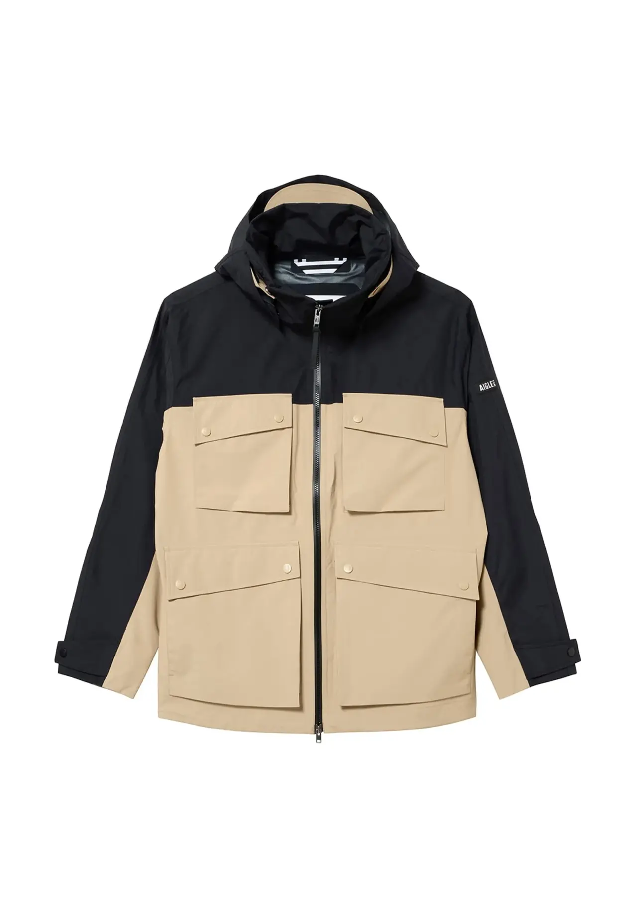 Men's MTD Waterproof and Breathable 2.5-Layer Multi-Pocket Hooded Jacket