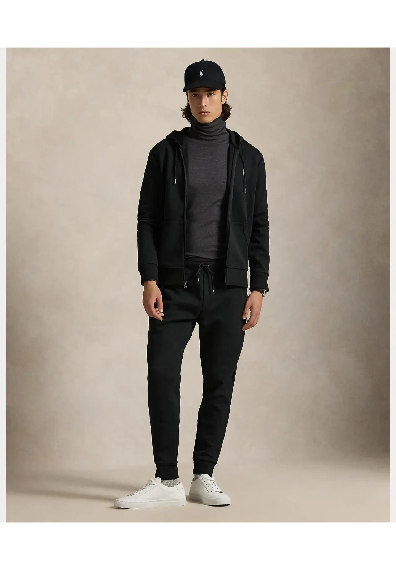 POLO RALPH LAUREN Double Knit Full Zip Hoodie | Matsuya Ginza