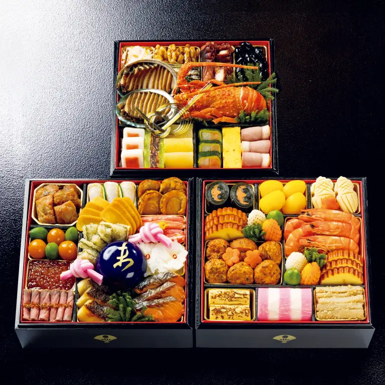 Japanese Osechi Three-tier