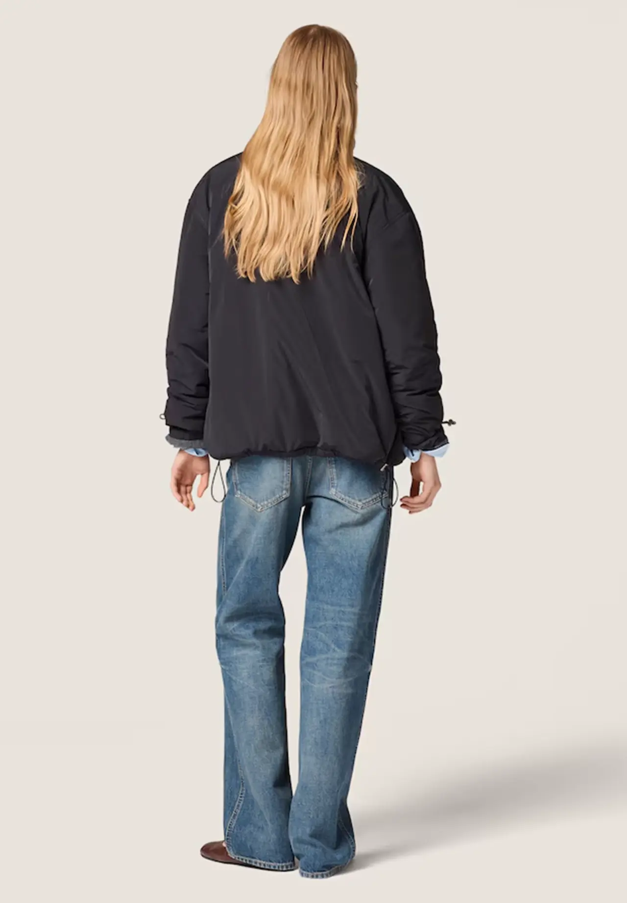 Pongee and Fleece Jacket