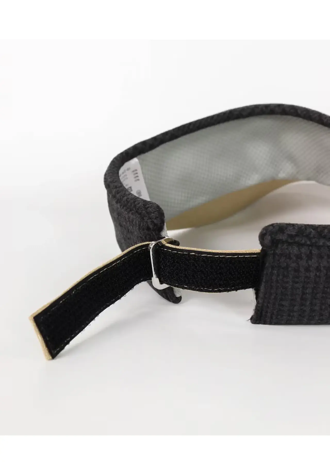 Glen plaid sun visor