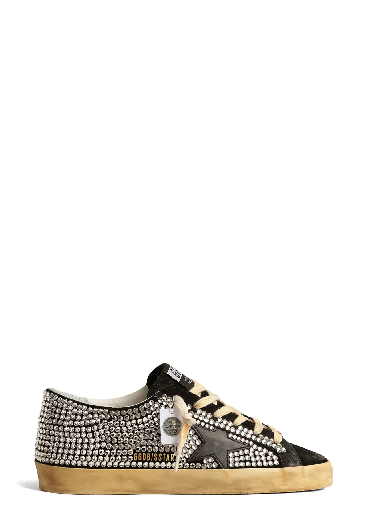 Limited Edition Super-Star with Swarovski® Crystals and Leather Star (Black)