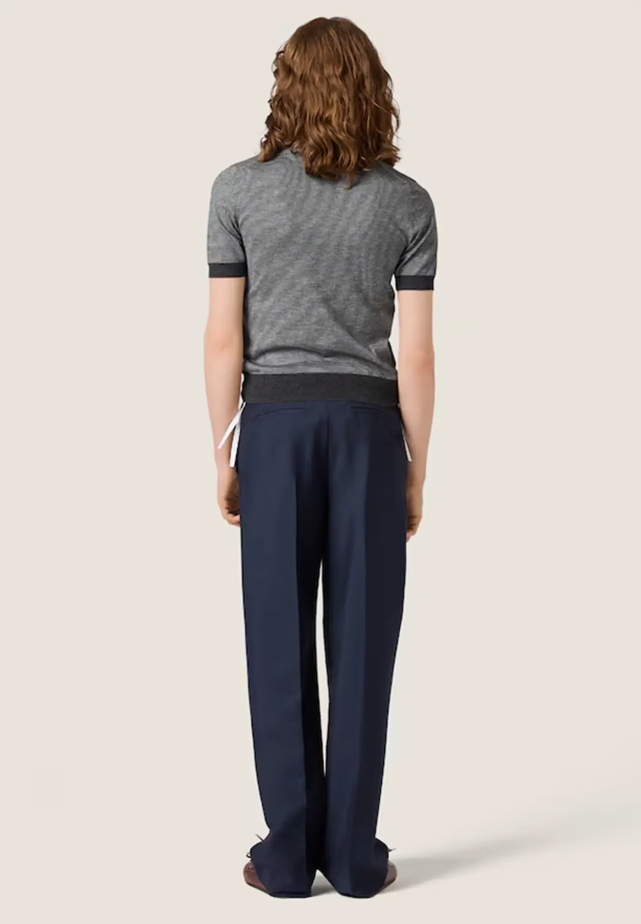Cashmere and Silk Polo Shirt