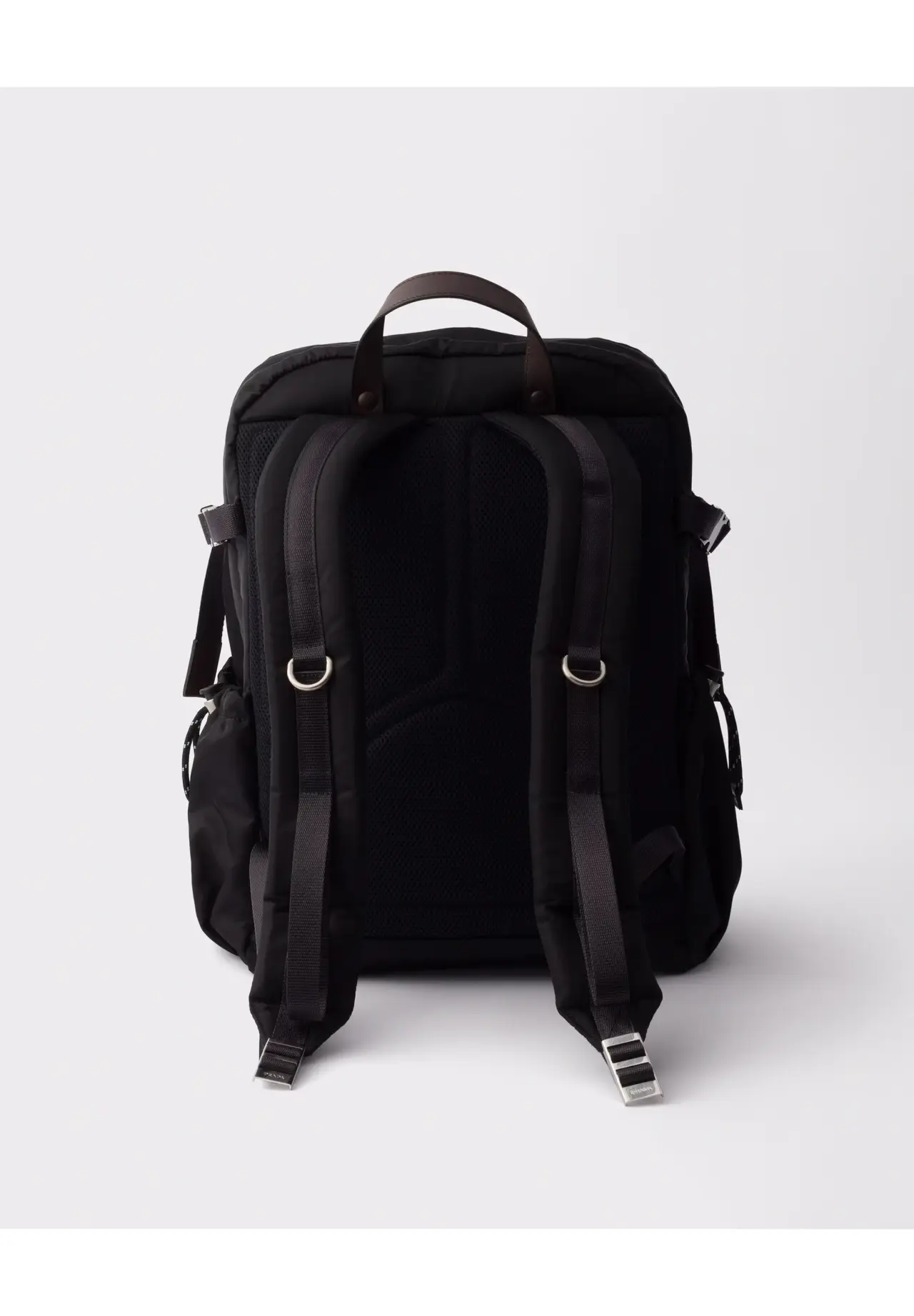 Prada Speedlock Re-Nylon × 皮革双肩背包