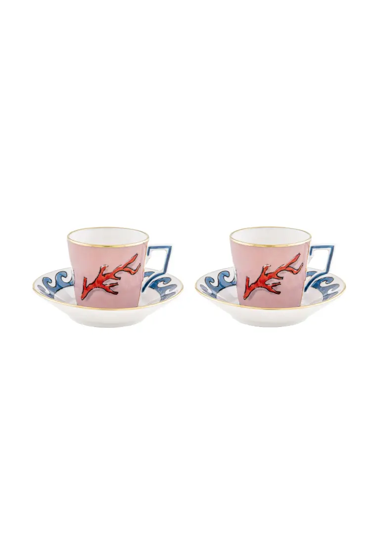 IL VIAGGIO DI NETTUNO / Coffee Cup & Saucer Pair Set