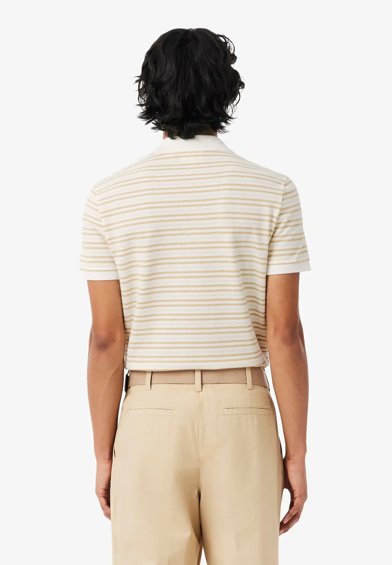 Multi-Stripe Piqué Polo Shirt