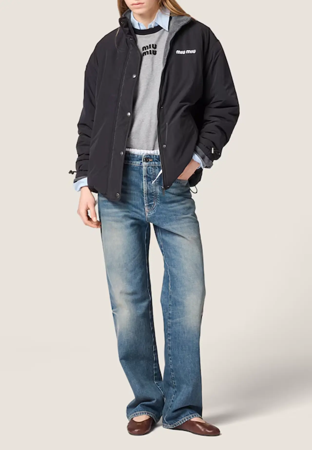Pongee and Fleece Jacket