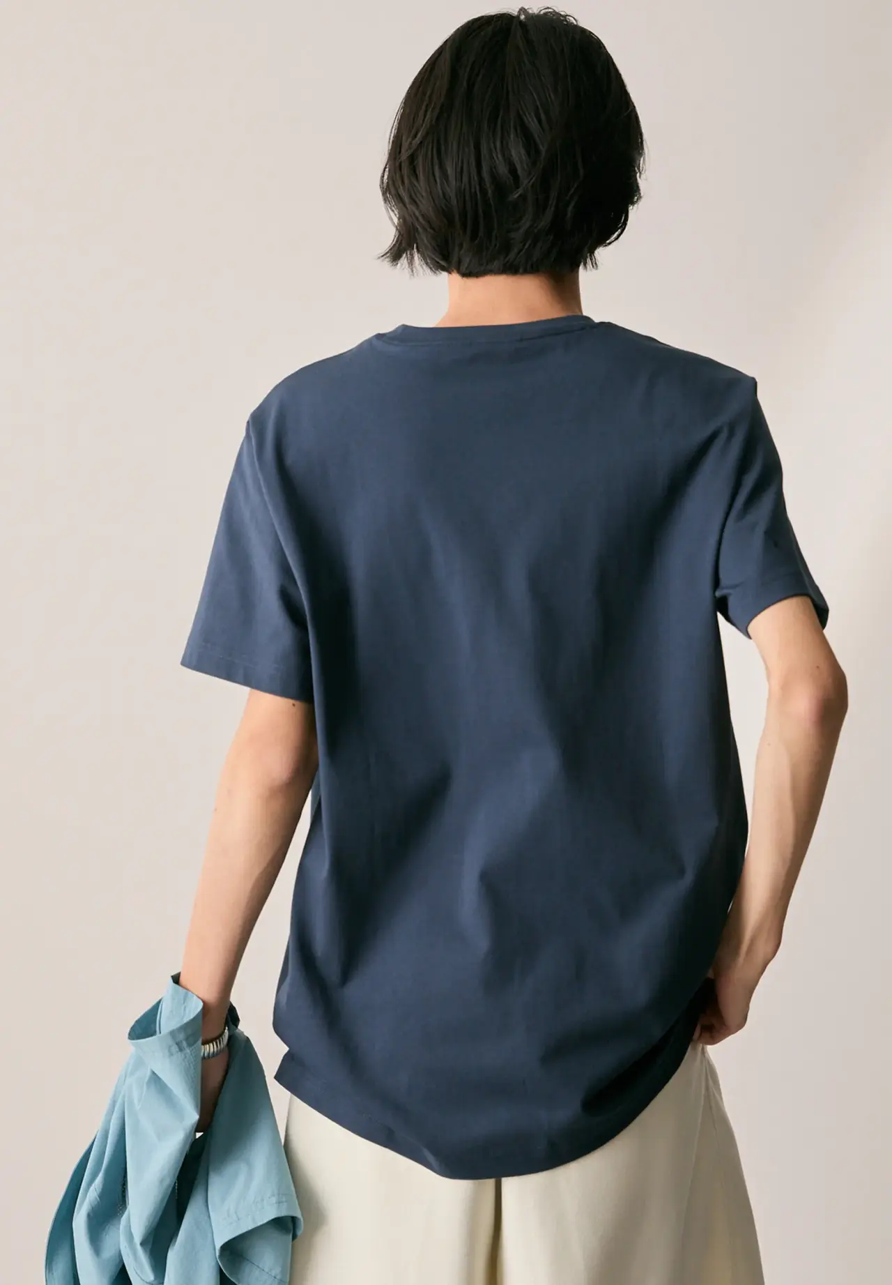 有机棉Logo印花短袖T恤／男女同款