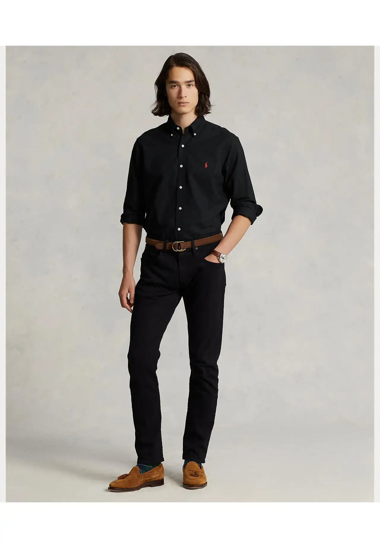 POLO RALPH LAUREN クラシック フィット ガーメントダイド オックスフォード シャツ