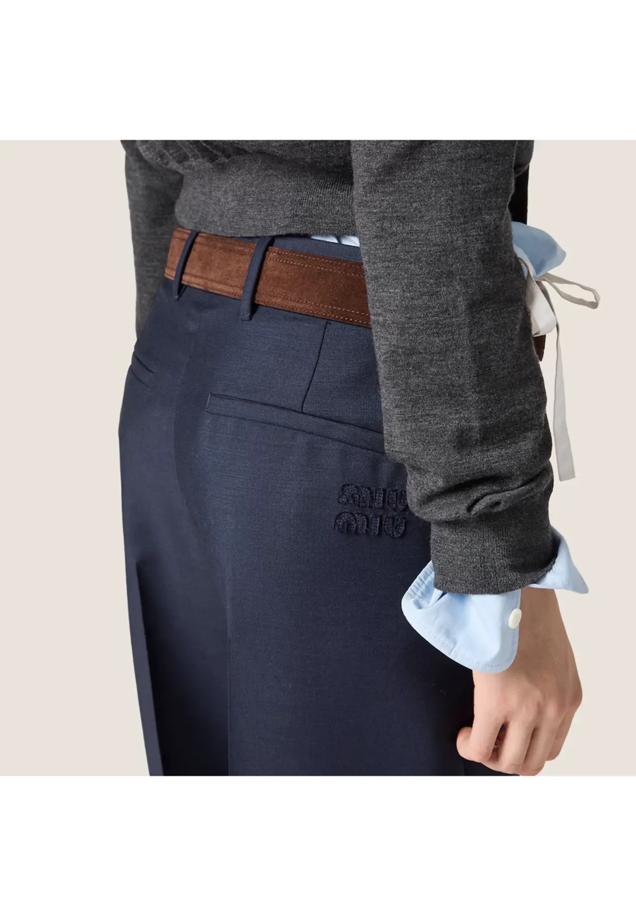 Stretch Wool Trousers