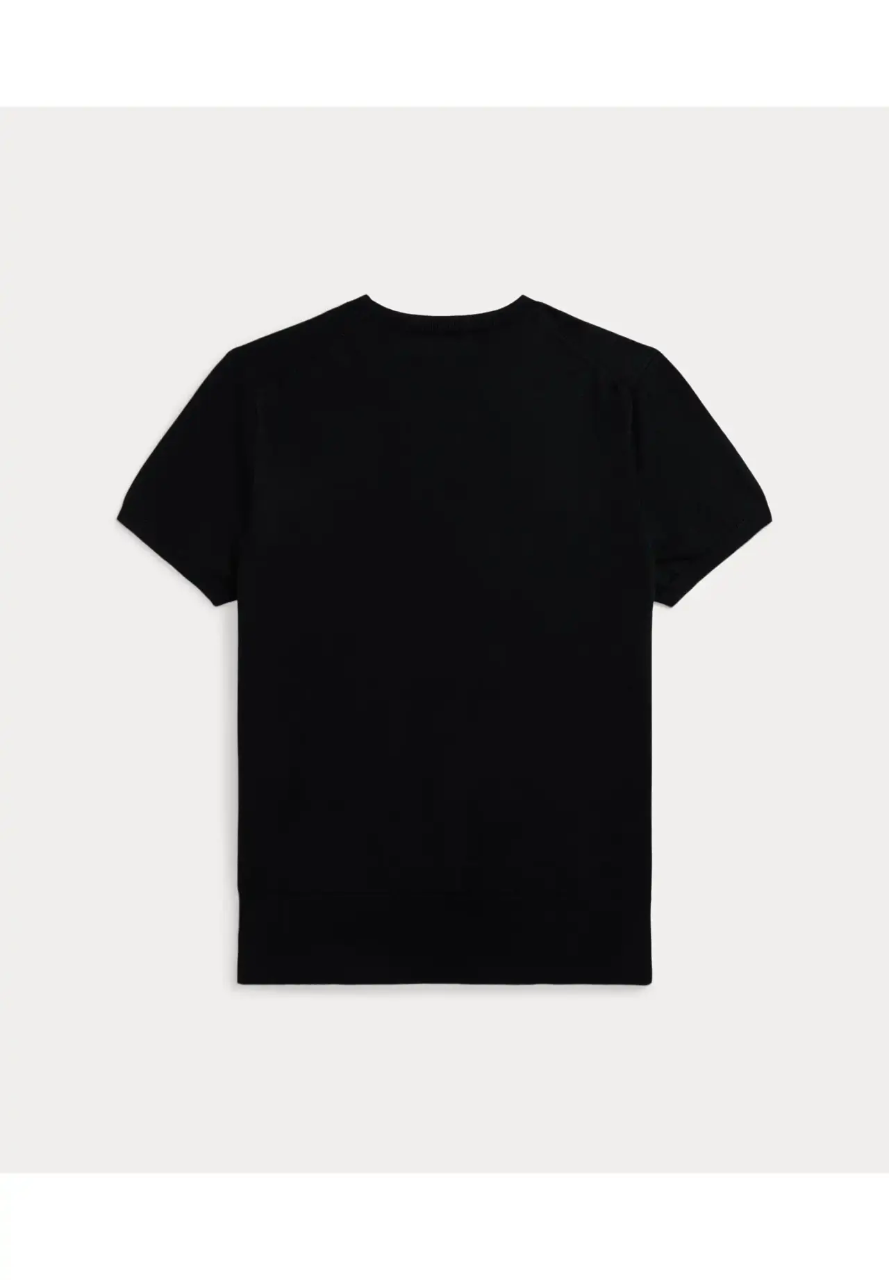 Polo Ralph LaurenショートスリーブクルーネックセーターブラックS POLO RALPH LAUREN ショートスリーブ クルーネック セーター | Matsuya