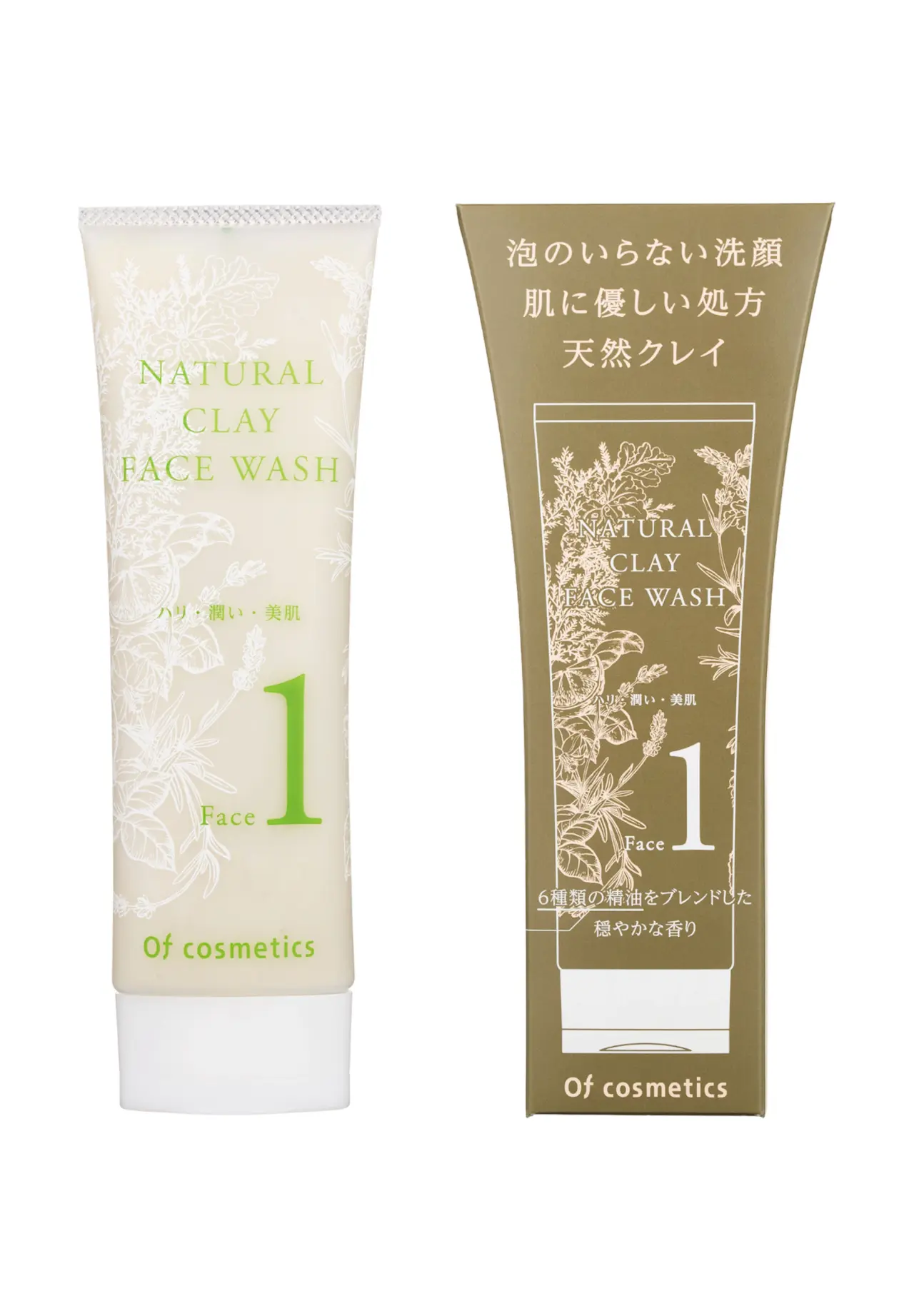 NATURALCLAY FACE WASH F1 145g