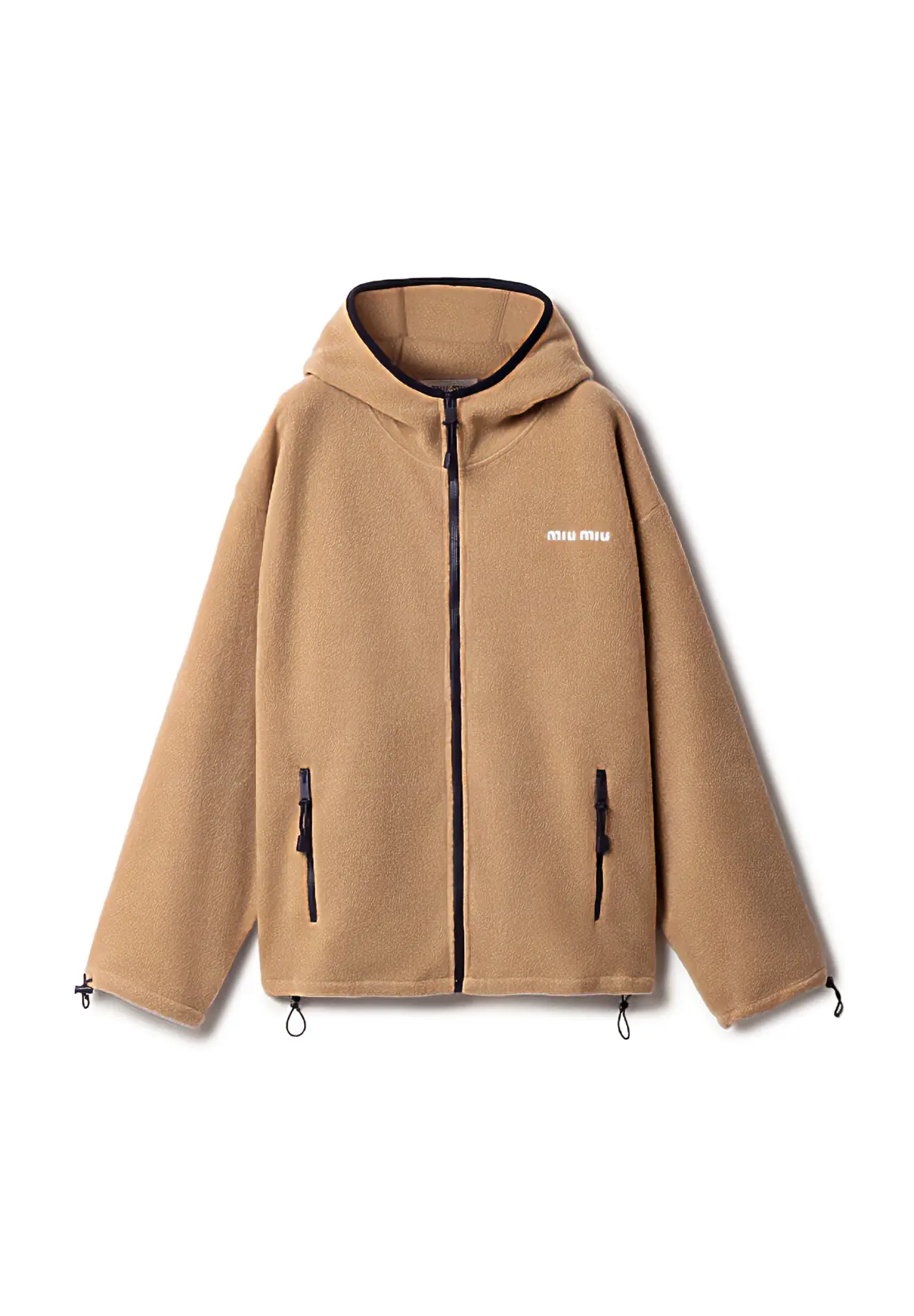 Cotton Fleece Zip-Up Hoodie