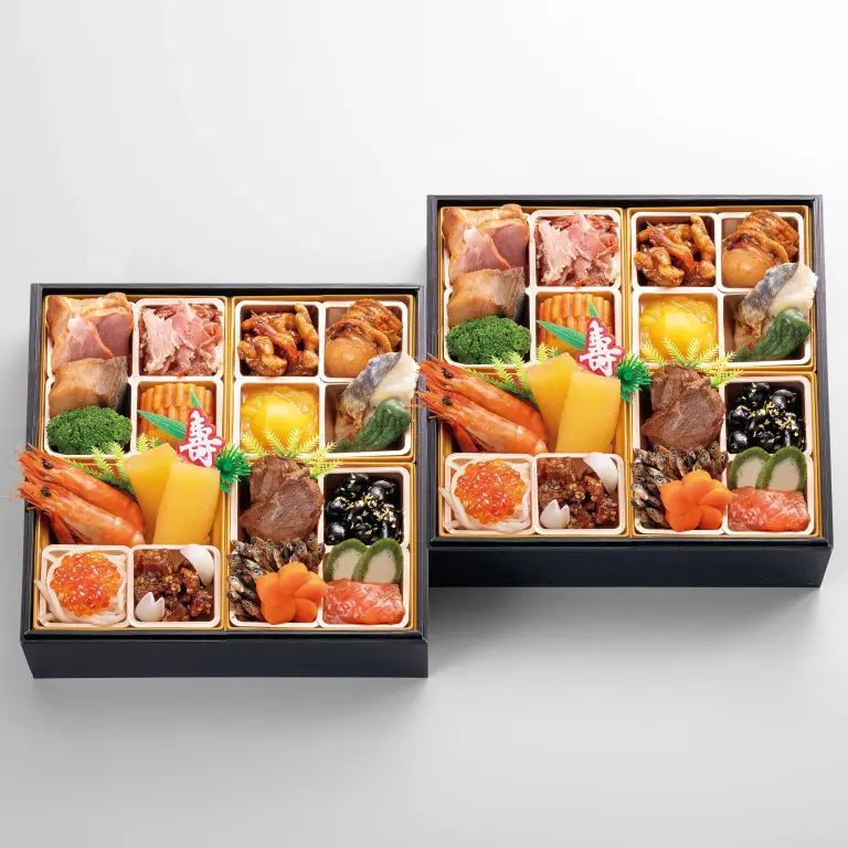 Matsuya Original Individual Portion Japanese Osechi Stacked Two-tier Box