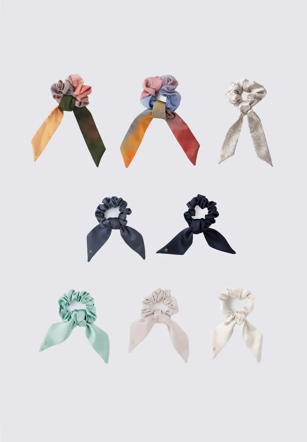 Silk Ribbon Scrunchie 2-Way Type