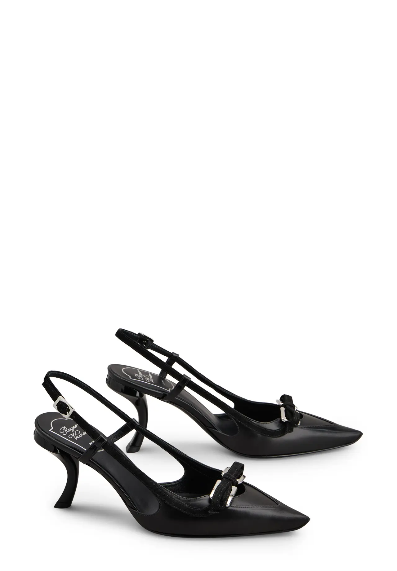Virgule Slingback Pumps