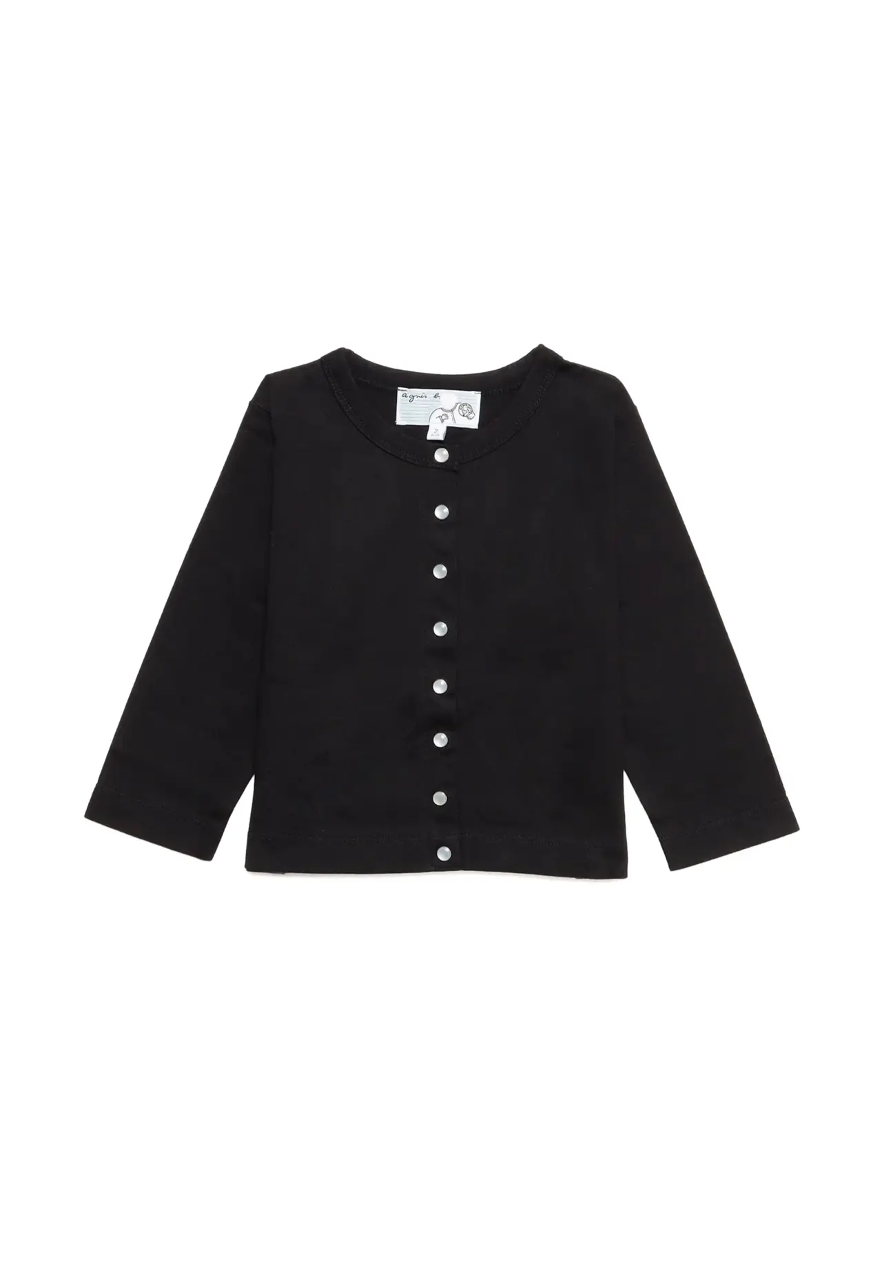 Baby Cotton Long Sleeve Cardigan Pression