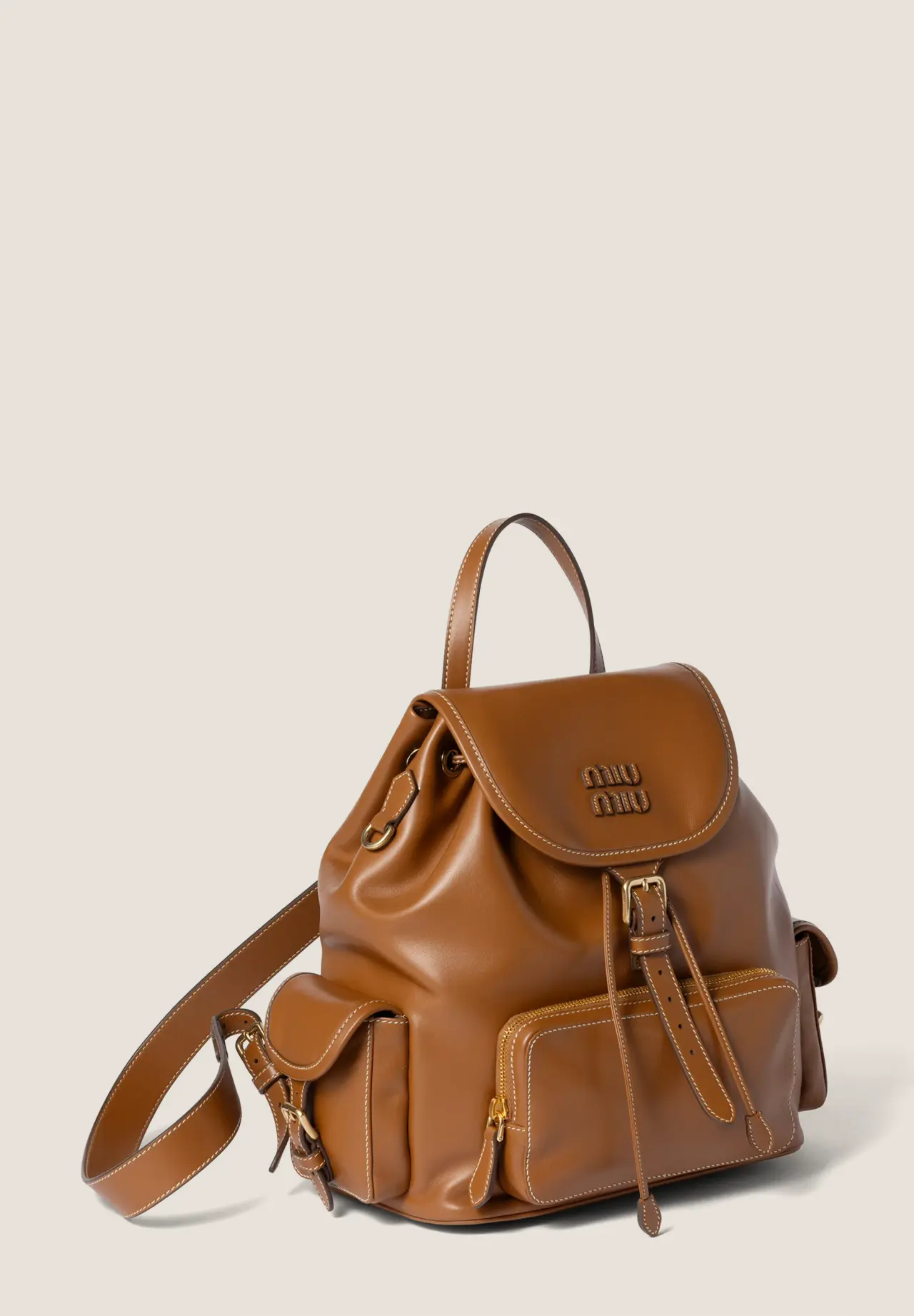 Leather Backpack 5BZ042 2CRW